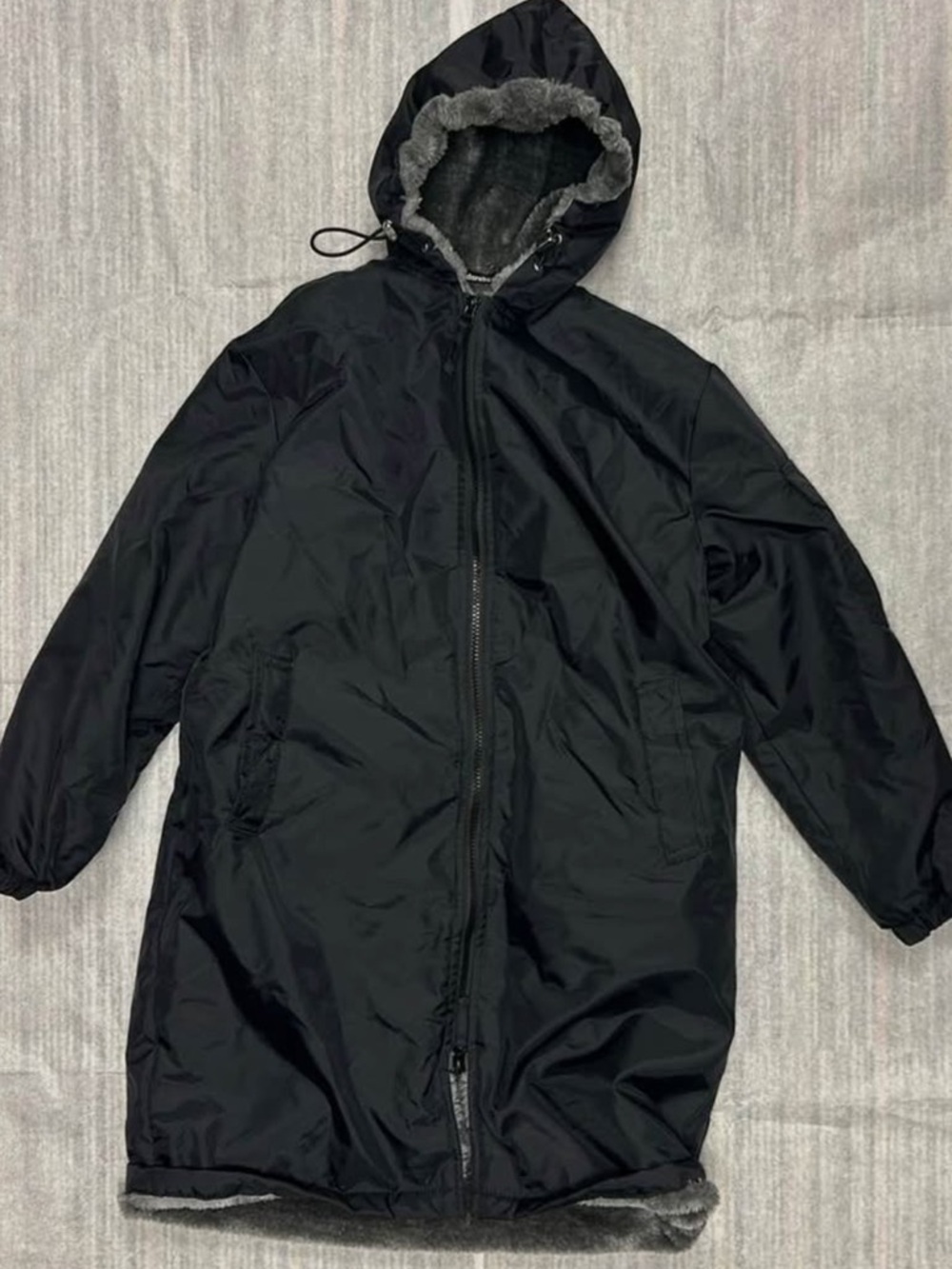 Adoretex Youth Jacket with Gray Faux Fur Lining - Picture 2 of 5